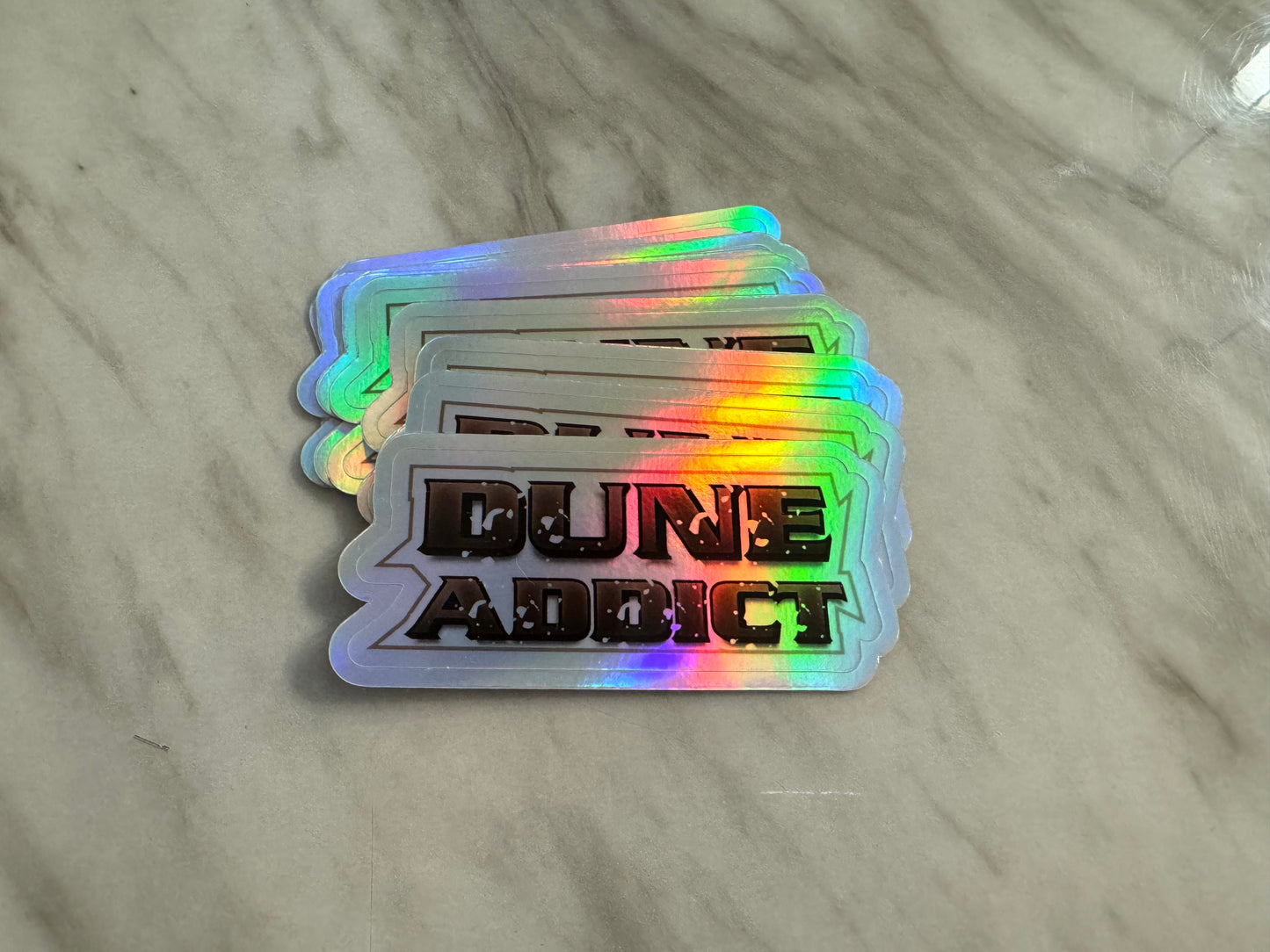 Dune Addict Holographic Stickers